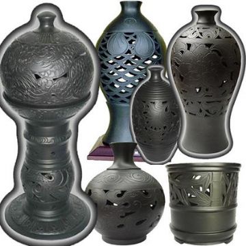 Blackpottery Vase Blackpottery Crafts